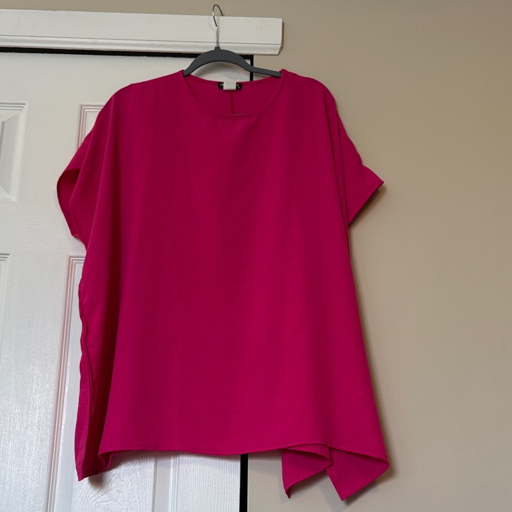 HEIMISH USA Oversized Short Sleeve Tunic Top